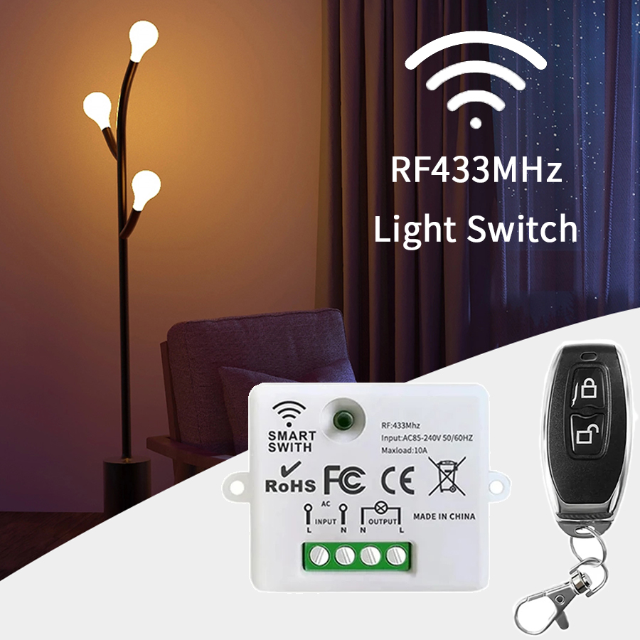 Universal Remote Smart Home - Bezprzewodowy przełącznik zdalnego sterowania RF 433MHz
