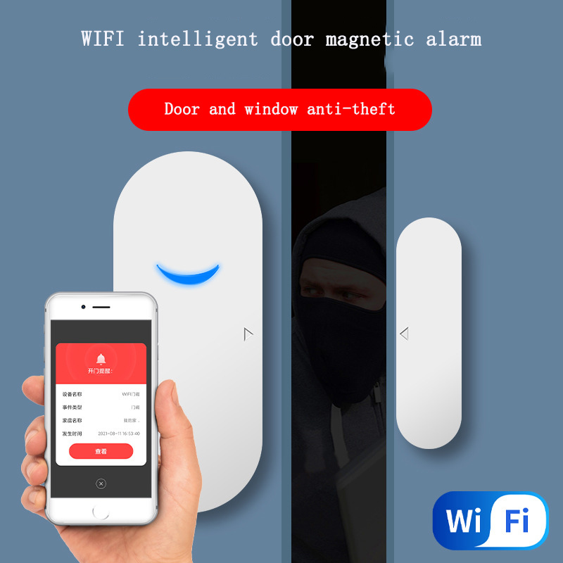 Wireless Door Sensor - Alarm antykradzieżowy z czujnikiem bezprzewodowym do