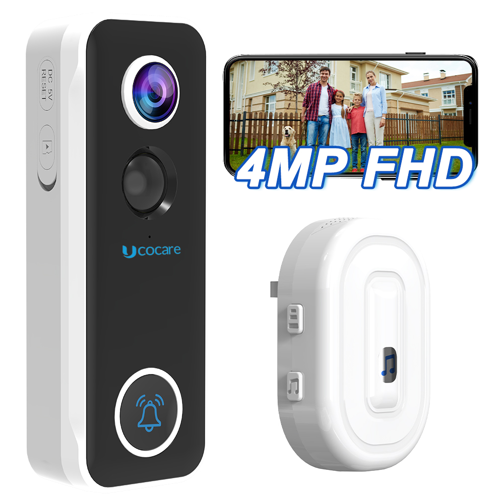 Smart Home Video - UCOCARE 4MP Bezprzewodowy WiFi Wideodomofon P5