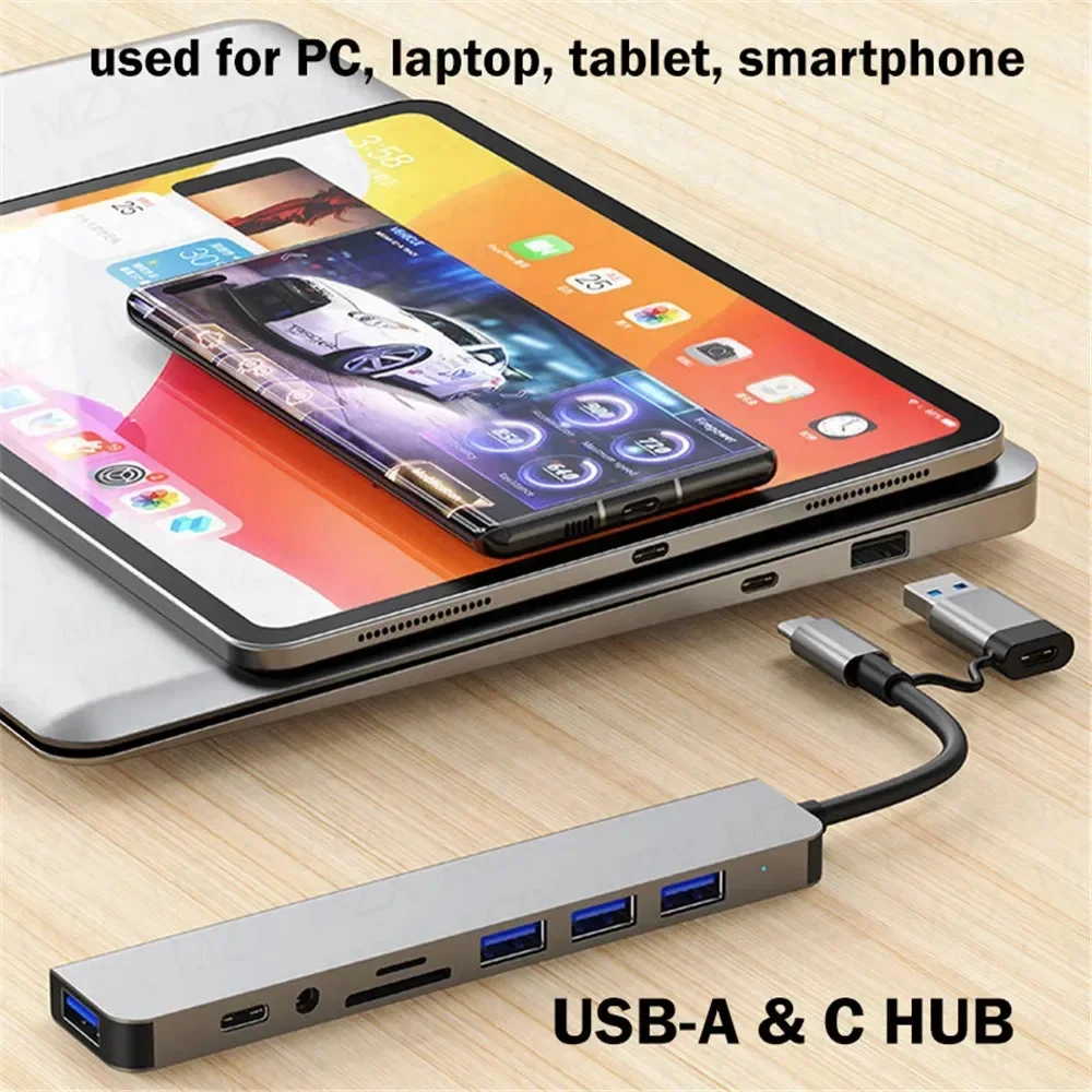 Smart Home Hub 2 - Adapter wieloportowy USB C 8 w