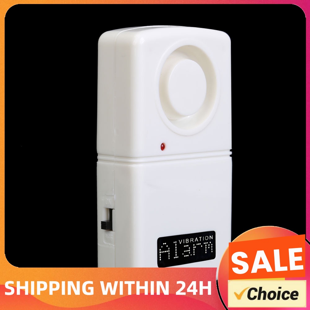 Wireless Door Sensor - Alarm wibracyjny 120 dB, alarm antywłamaniowy,