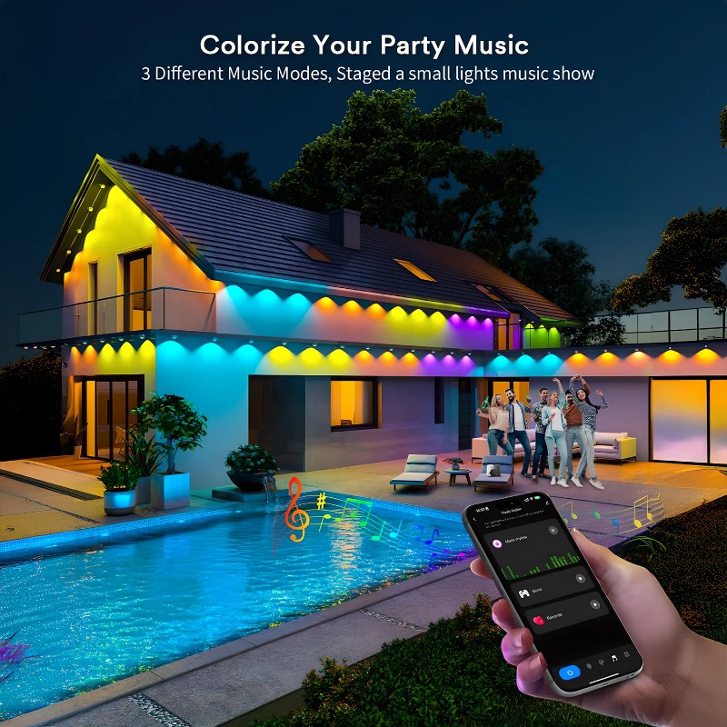 150FT 90LED Inteligentne RGBIC – Smart Home Yellow recenzja i cena