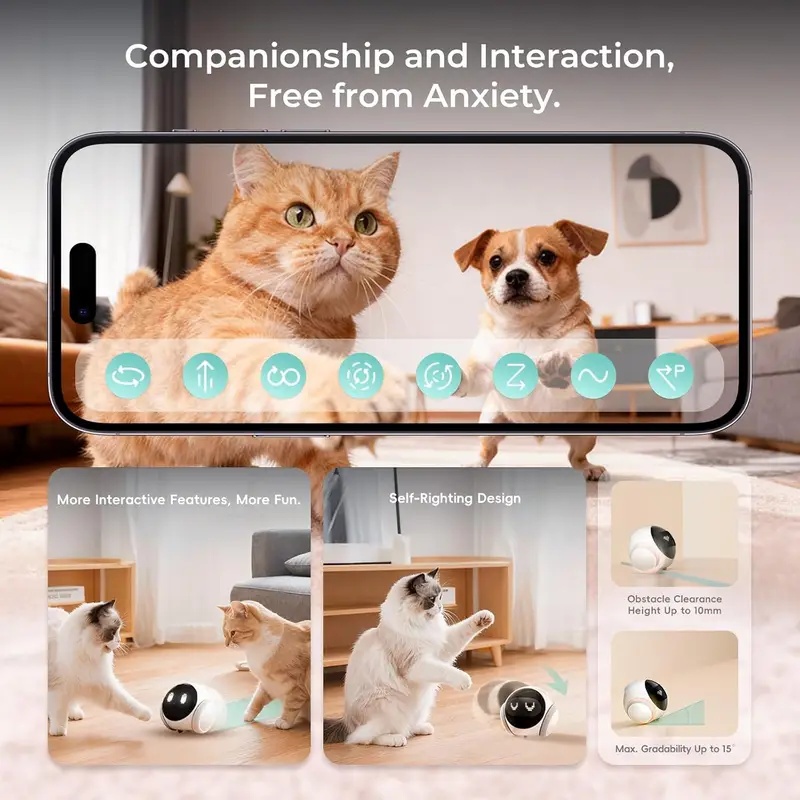 Przenośny wewnętrzny robot-kam – Smart Home Video recenzja i cena