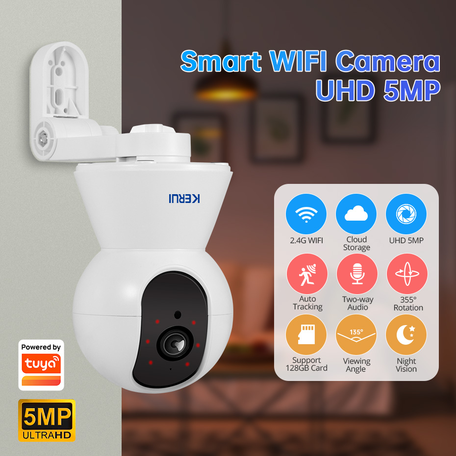 KERUI 4K 8MP Tuya inteligentna – Smart Home Camera Ezviz recenzja i cena