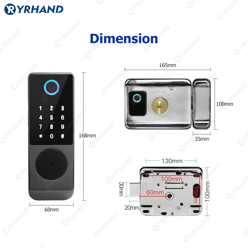Tuya inteligentny zamek wodood – Smart Home Door Lock recenzja i cena